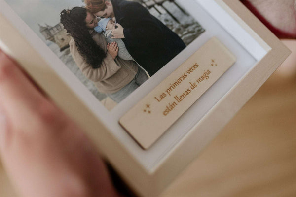 Marco de fotos - Placa madera