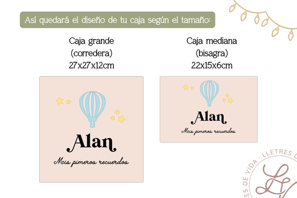 Caja recuerdos - Globo