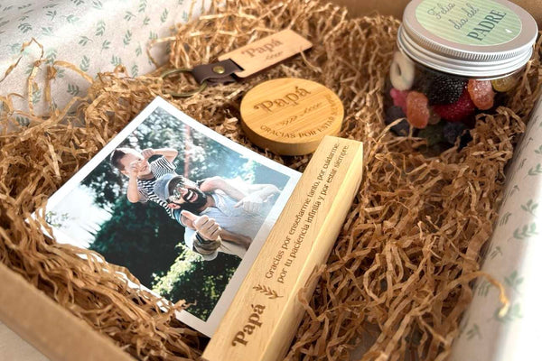 Caja regalo - Día del padre base porta fotos