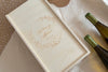 Caja vino doble - Corona floral sencilla