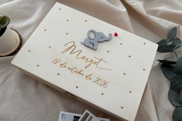 Caja recuerdos - Elefante