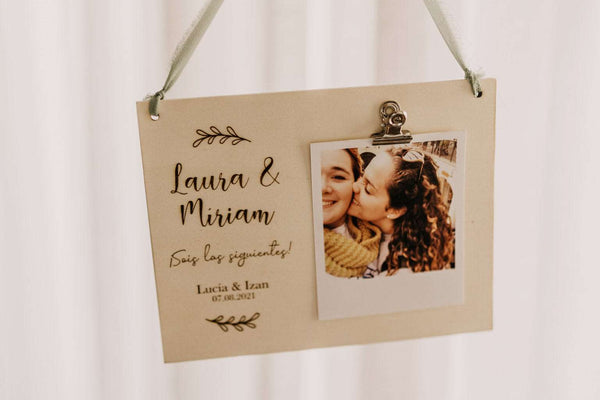 Marco de fotos ¡Sois los siguientes! - Lletres de Vida