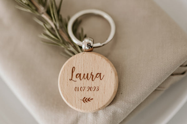 Llavero de madera
