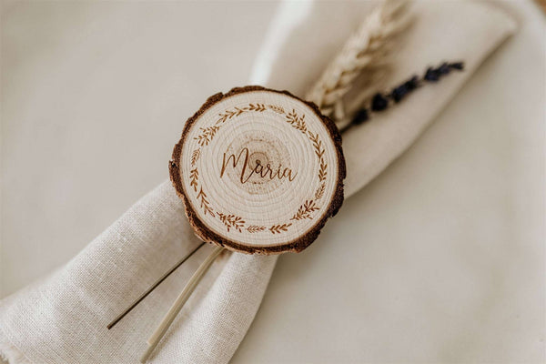 Marcasitios rodaja de madera