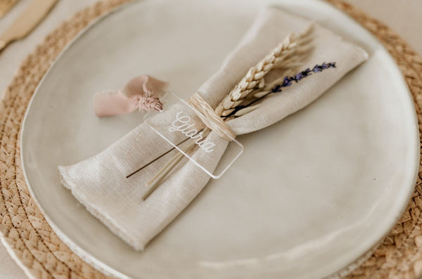 Marcasitios rectangular - Transparente