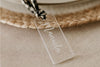 Marcasitios rectangular - Transparente