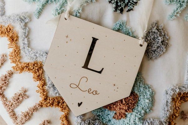 Banderola inicial - troquelada o metacrilato