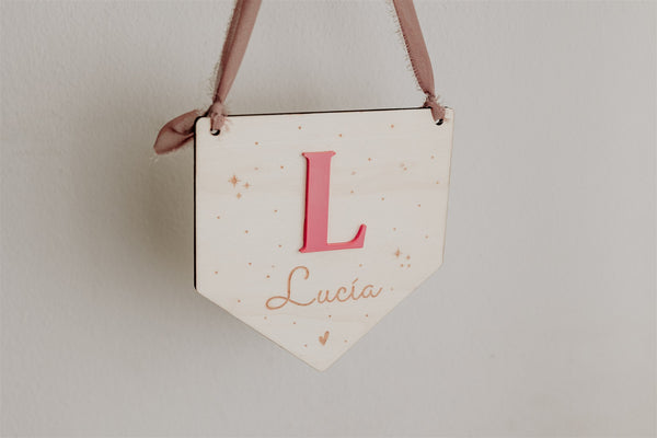 Banderola inicial - troquelada o metacrilato