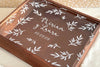 Caja recuerdos madera nogal - Floral