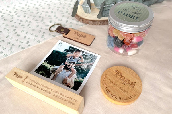 Caja regalo - Día del padre base porta fotos