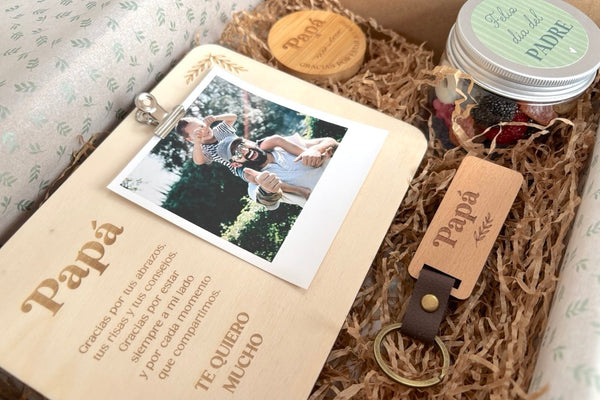 Caja regalo - Día del padre marco pinza