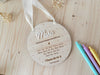 Placa madera - Puntos y metacrilato