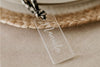 Marcasitios rectangular - Transparente
