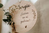 Placa con ramillete - Personalizada - Lletres de Vida